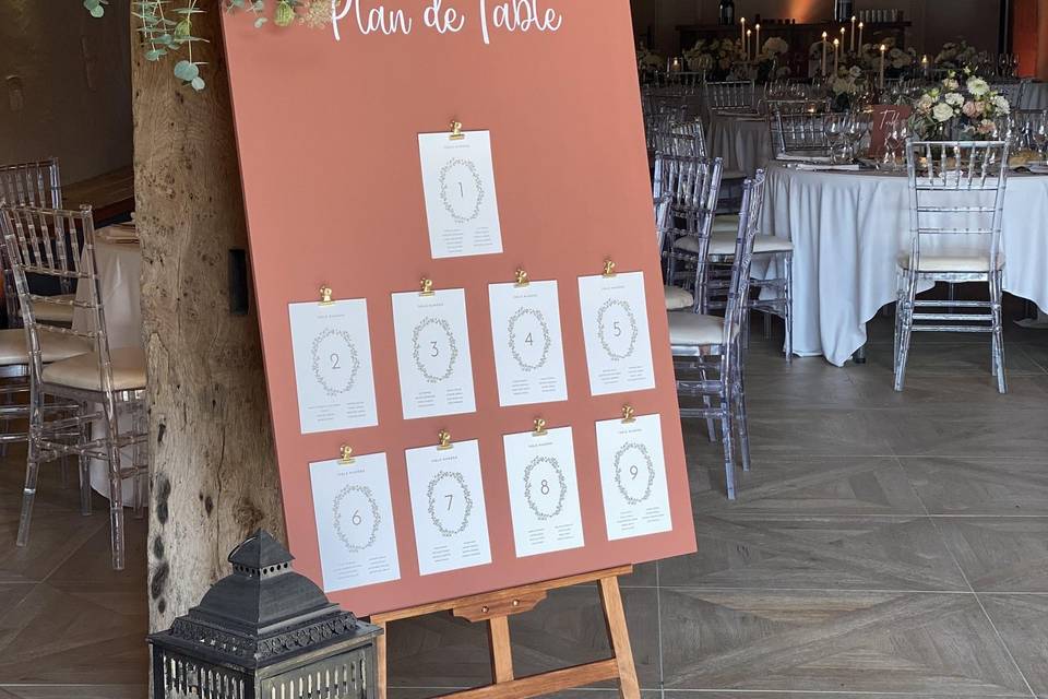 Plan de table