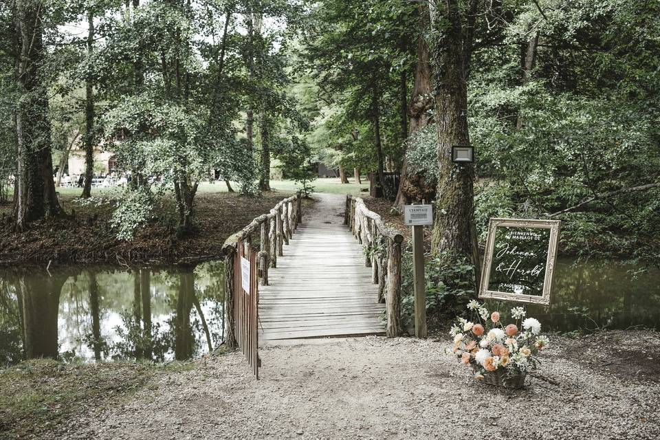 Panneau de bienvenue