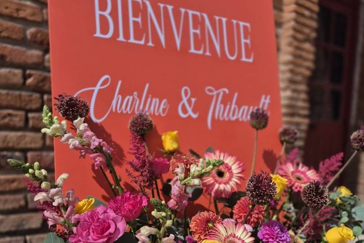 Jardinière bienvenue