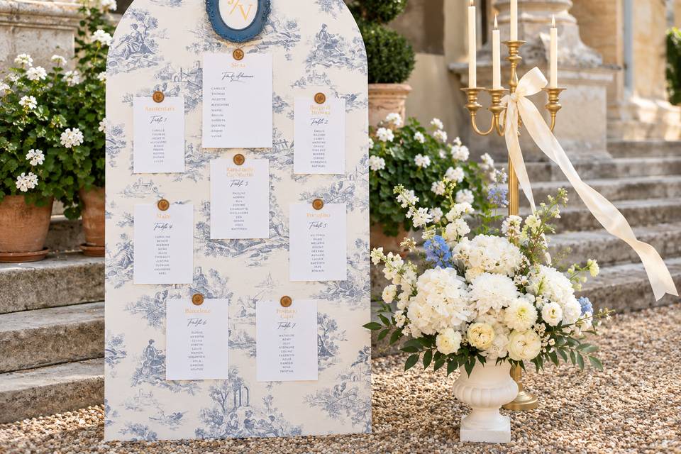 Plan de table personnalisé