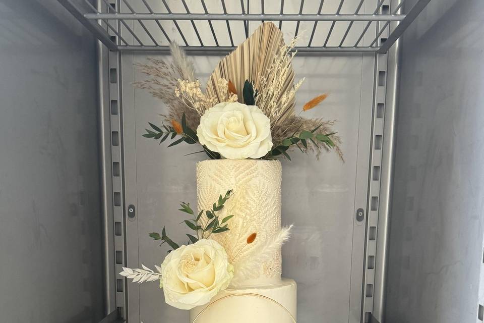 Champêtre wedding cake