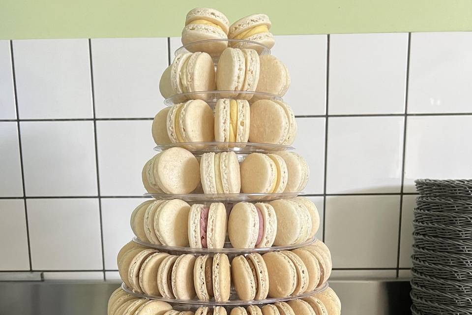 Sweet table : pyramide macaron