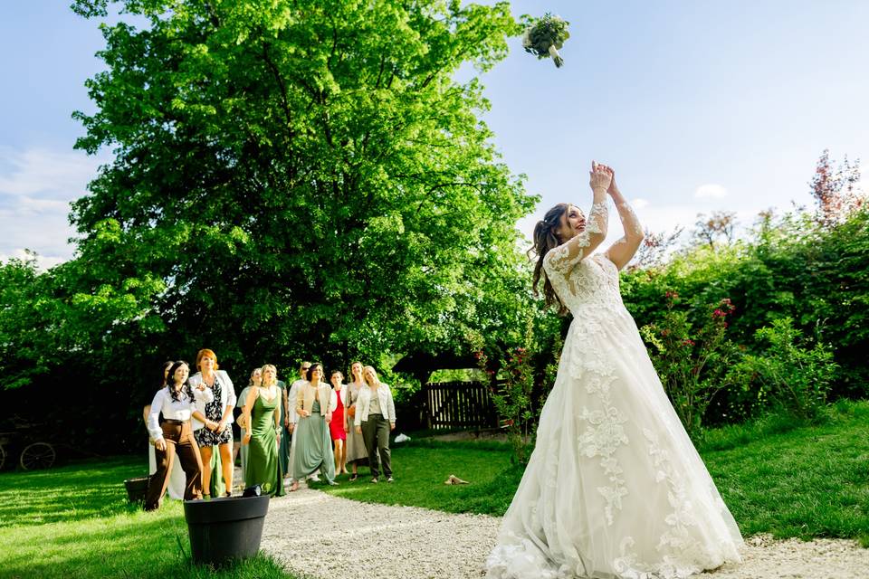 Mariage L&J Lancé Bouquet