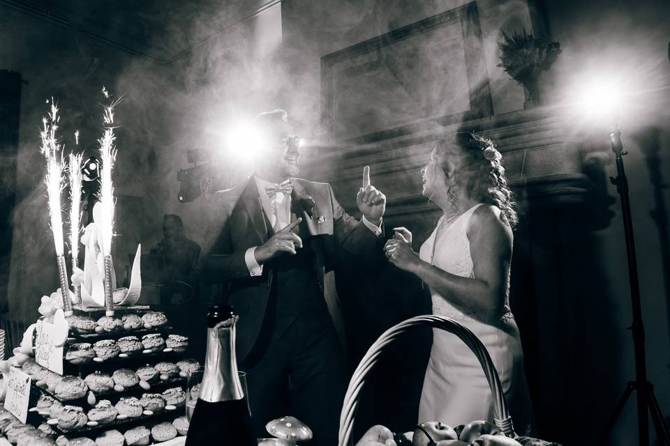 Mariage A & J gâteau