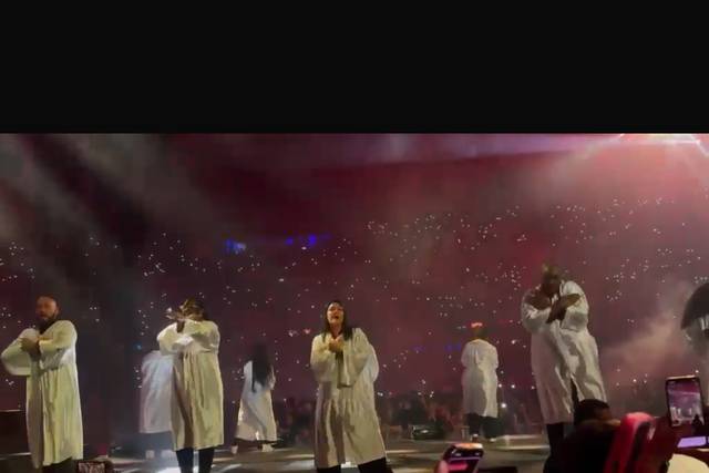 Choriste au Stade de France