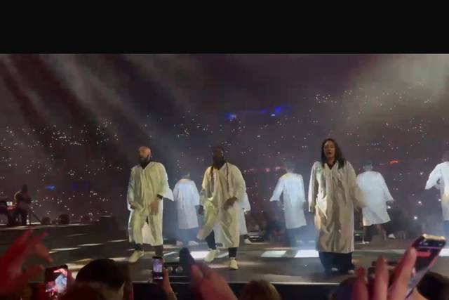 Choriste au Stade de France