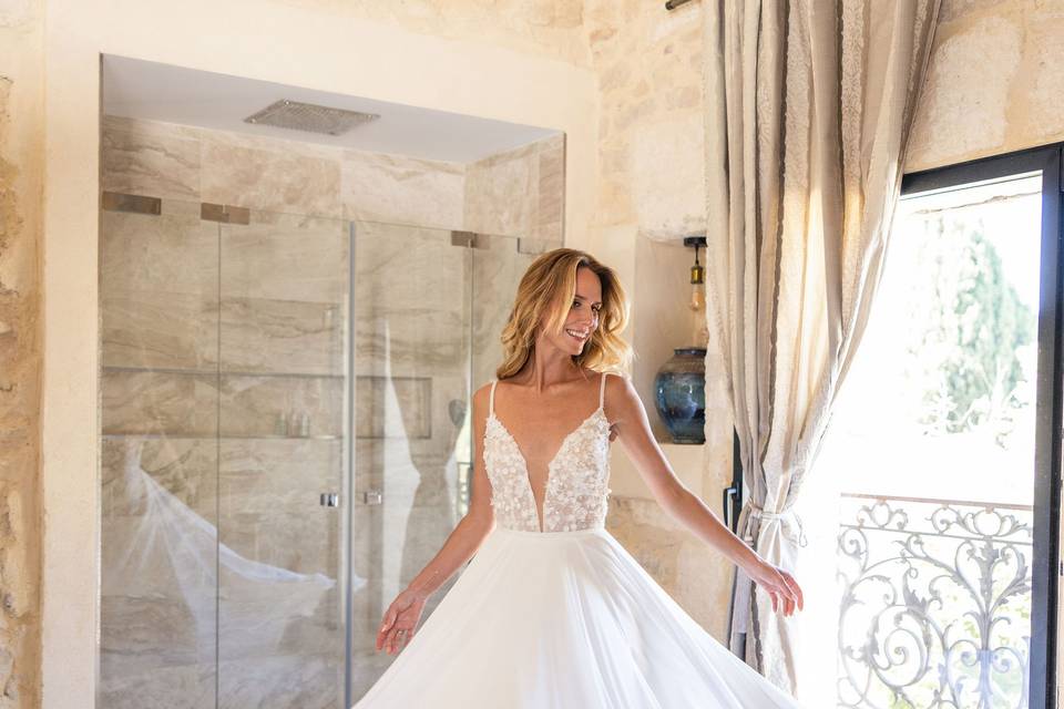 Préparatifs de la mariée