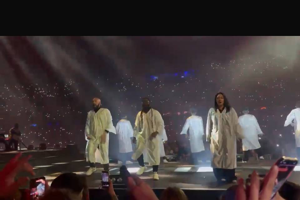 Choriste au Stade de France