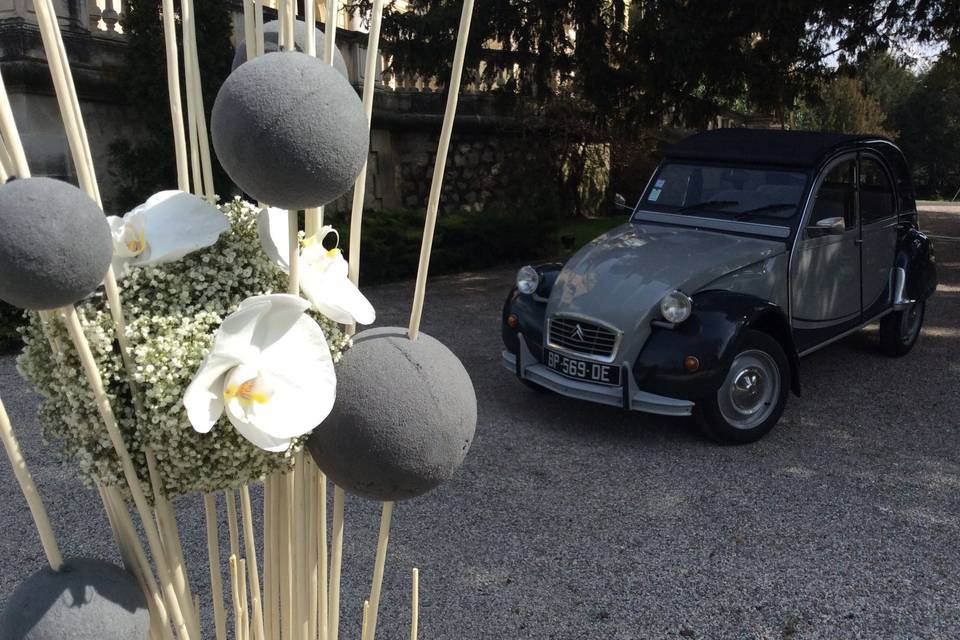 Photo 2cv mariage