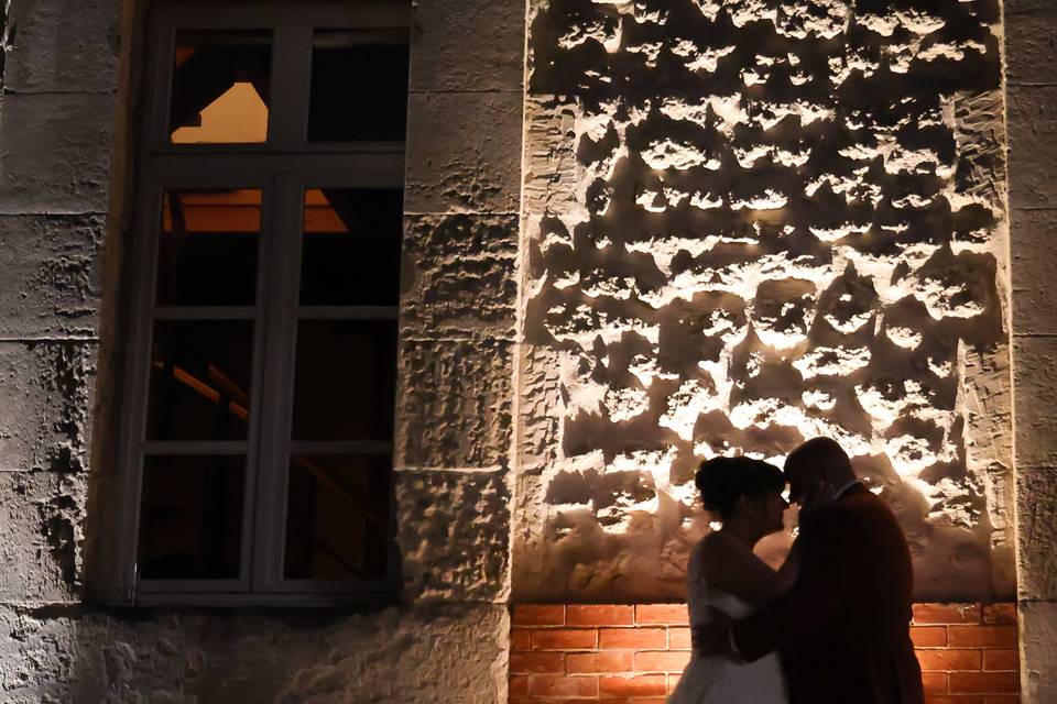 Couple mariage soirée