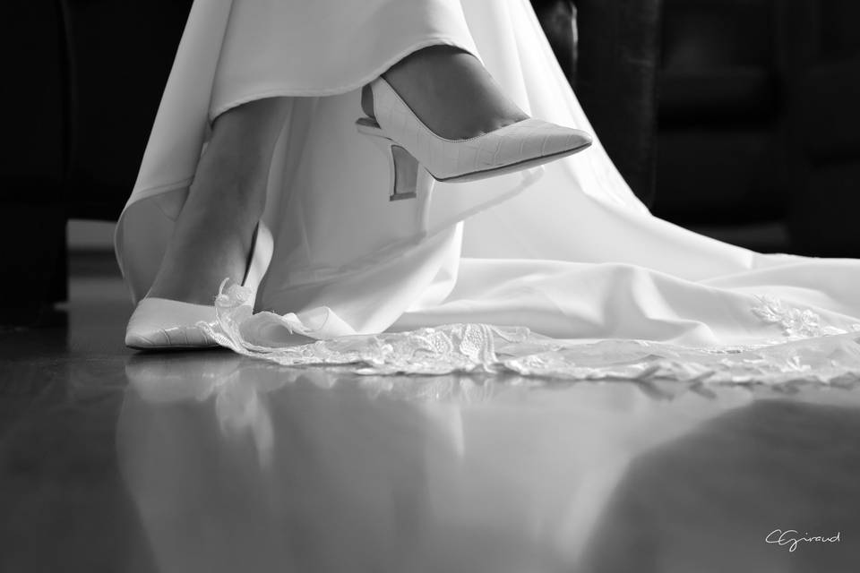 Préparatif de la mariée