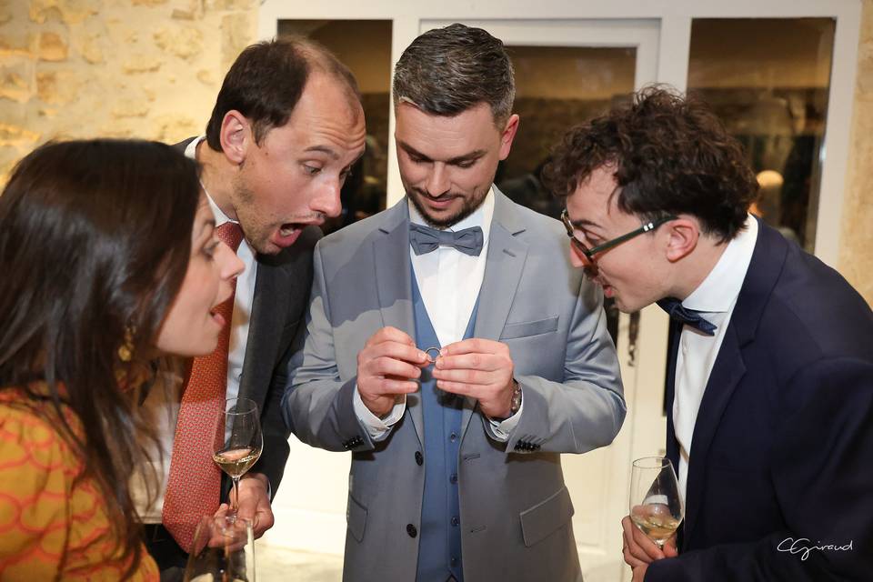 Originalité vin d'honneur