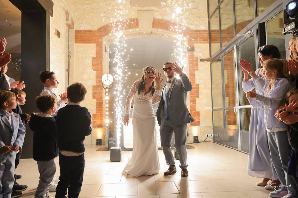 Entrée dans la salle