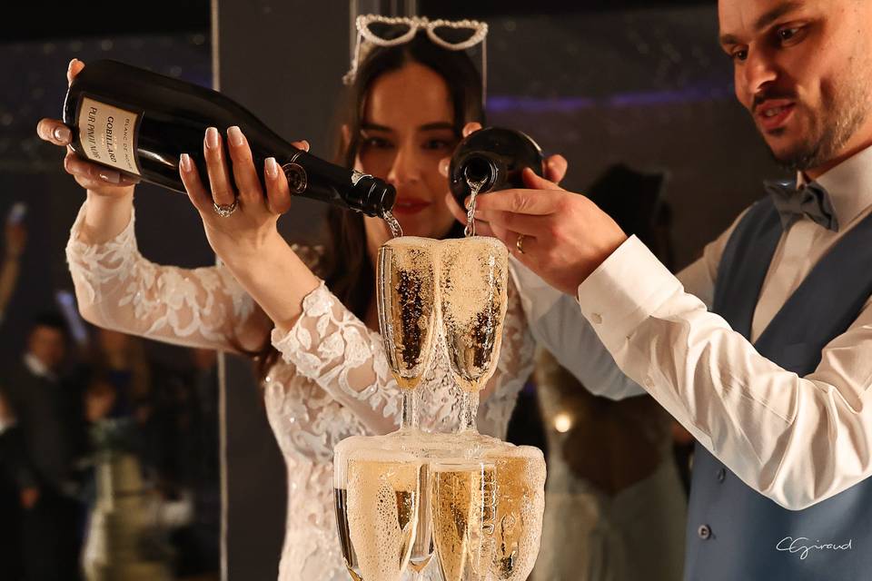 Champagne des mariés