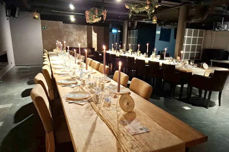 Tables, mariage pastel