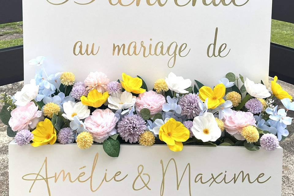 Panneau de bienvenue