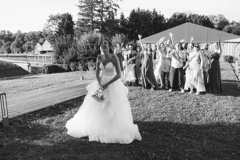 Lancé de bouquet