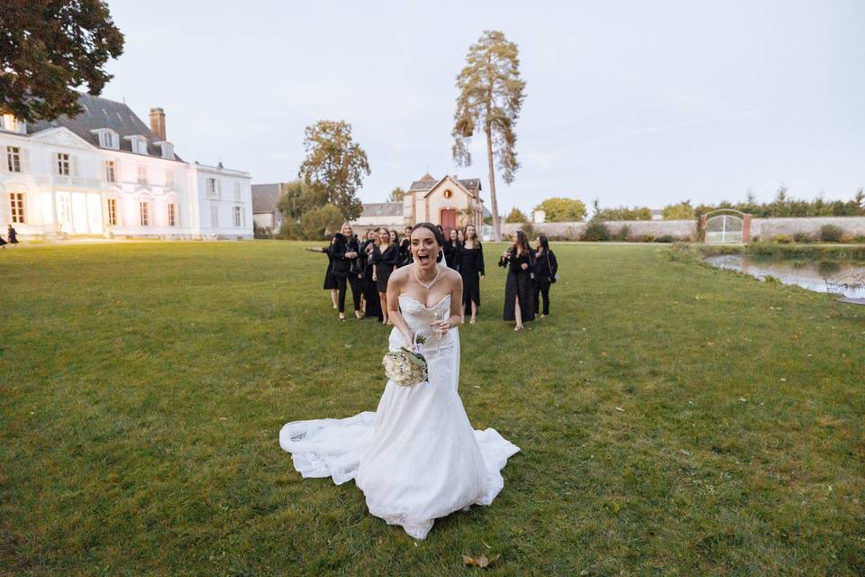 Lancé de bouquet