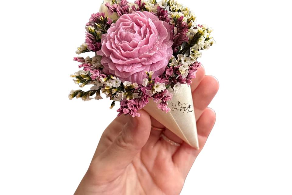 Cadeau invité fleur éternelle