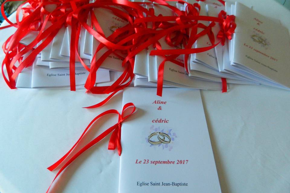 Livret de messe