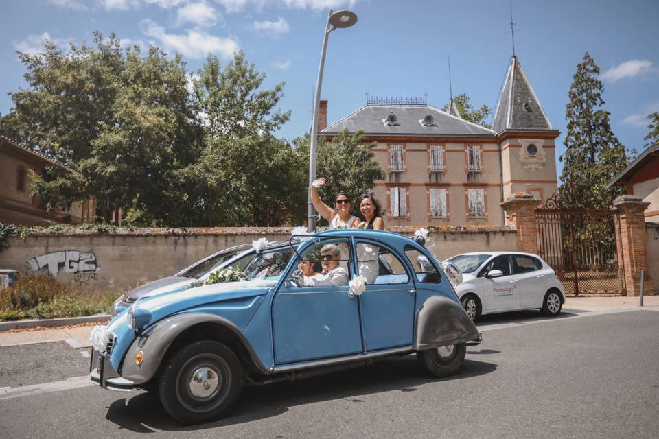 Arrivée à la mairie