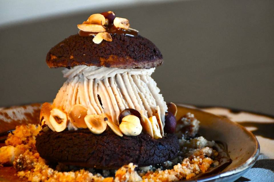 Idée de présentation dessert