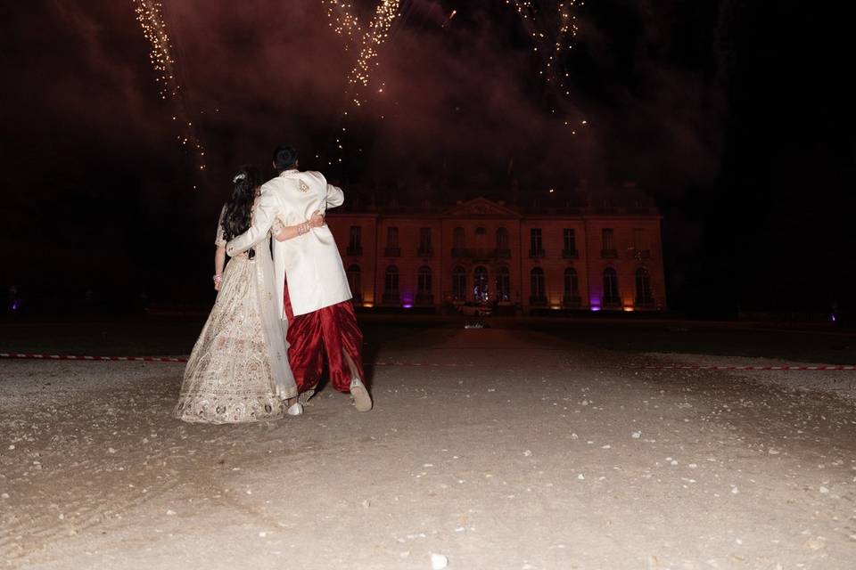 Mariage a pont-chevron