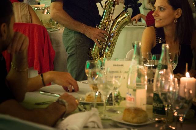 Saxophone déambulatoire