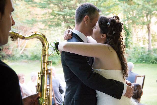Ouverture du bal au saxophone