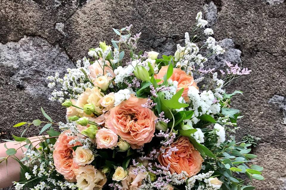 Bouquet de mariée champêtre