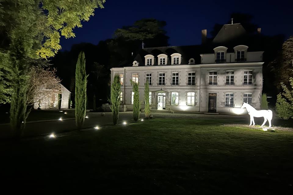 Façade de nuit