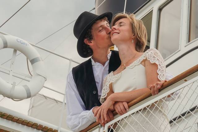Mariage bateau CGN