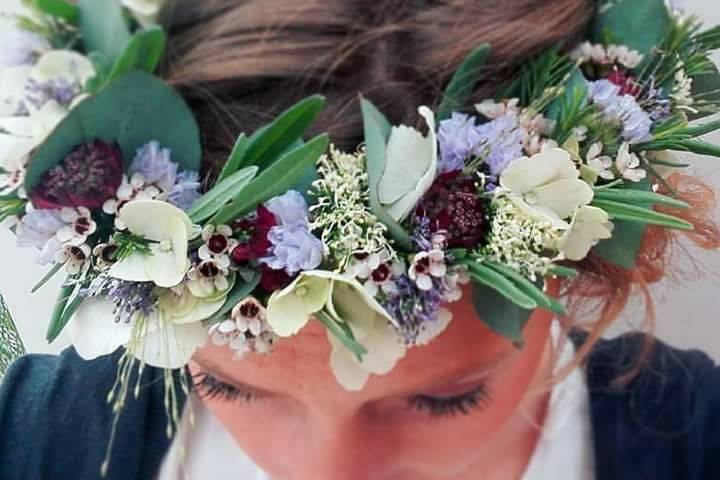 Couronne de fleurs