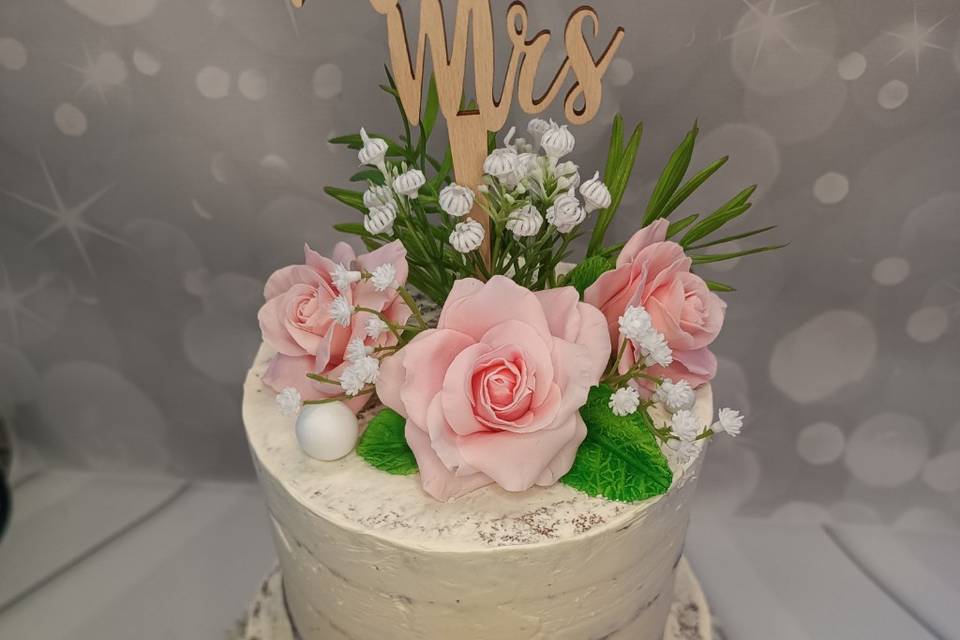 Nucde cake roses comestíbles