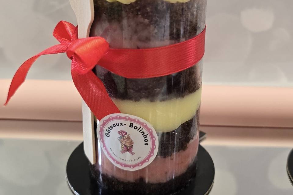Façon fraisier au chocolat