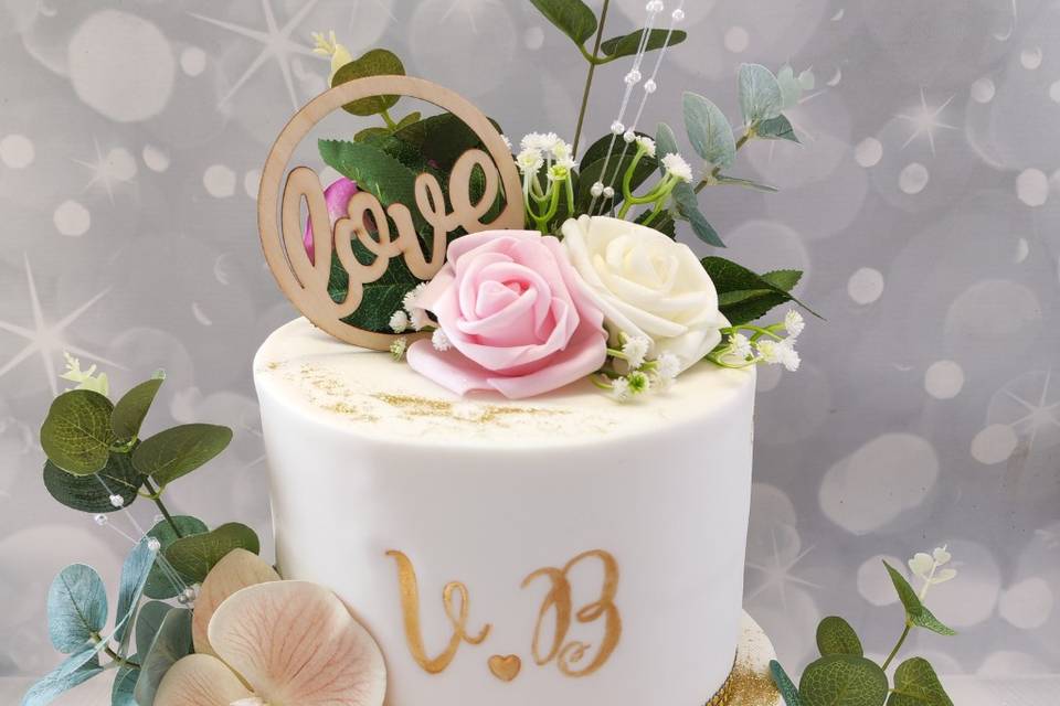Wedding cake pâte à sucre