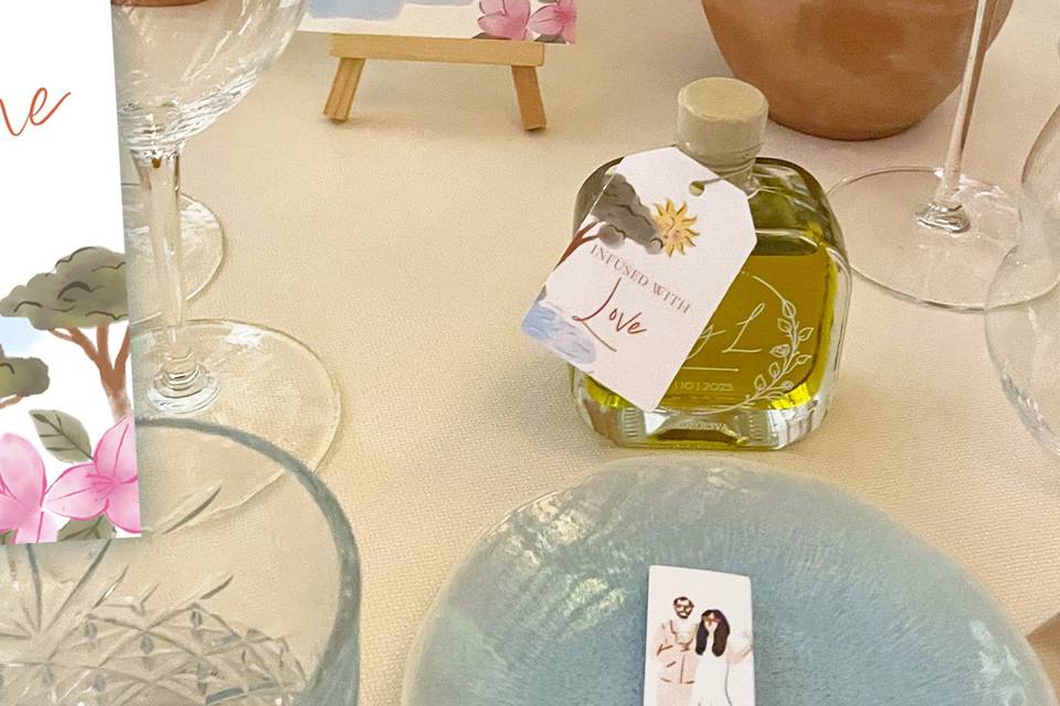 Etiquettes huile d'olive