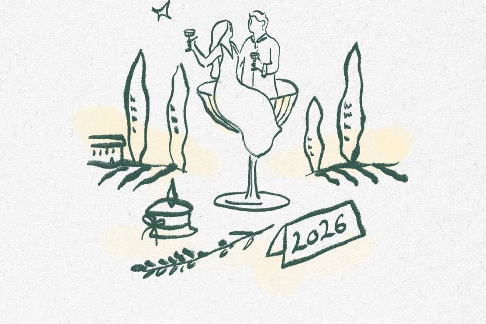 Illustration Save the date