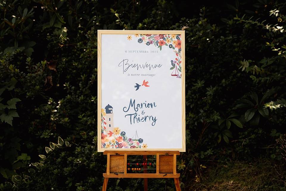 Tableau bienvenue