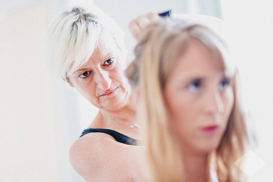 Chignon de la mariée