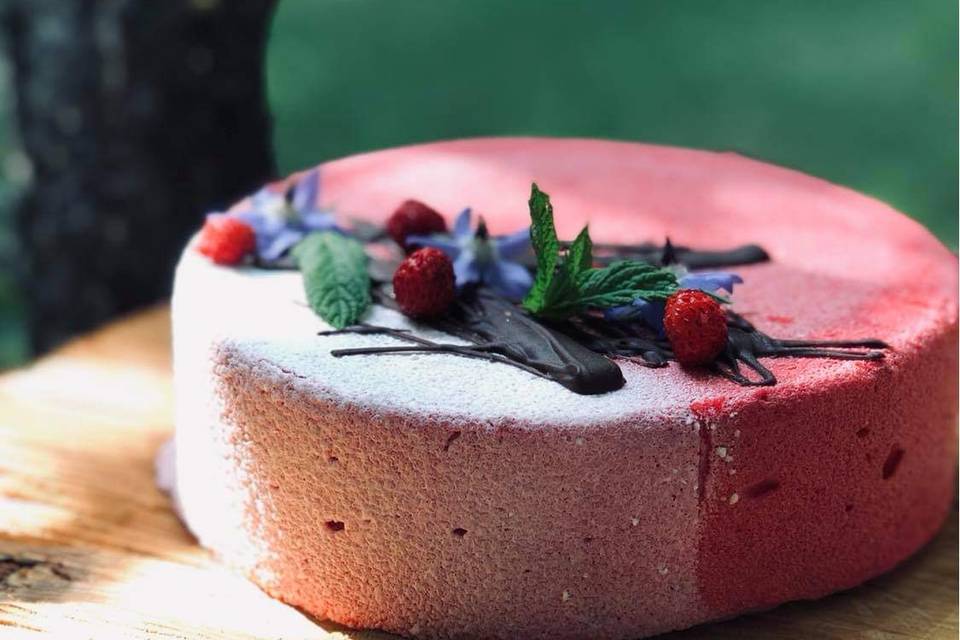 Entremet fraise des bois