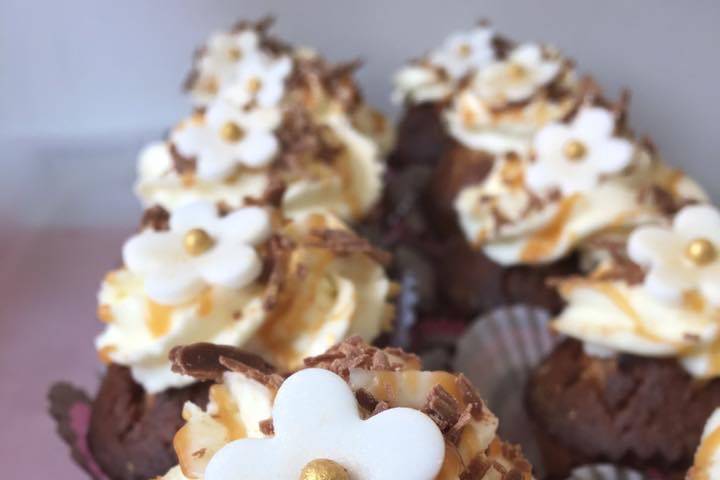 Cupcake chocolat caramel