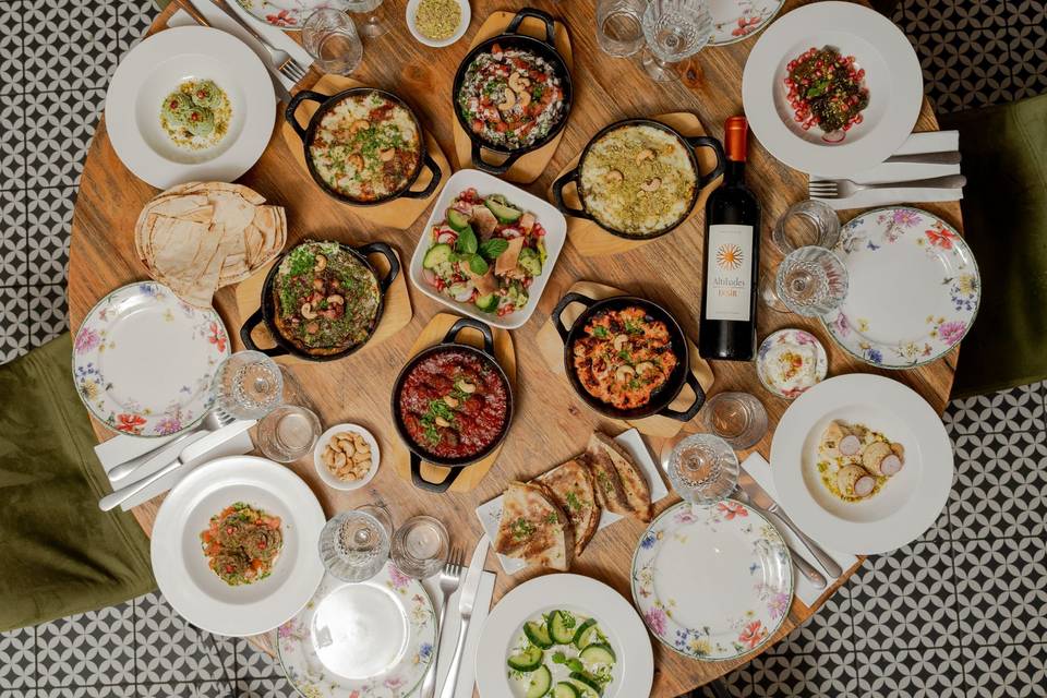 Plats à partager
