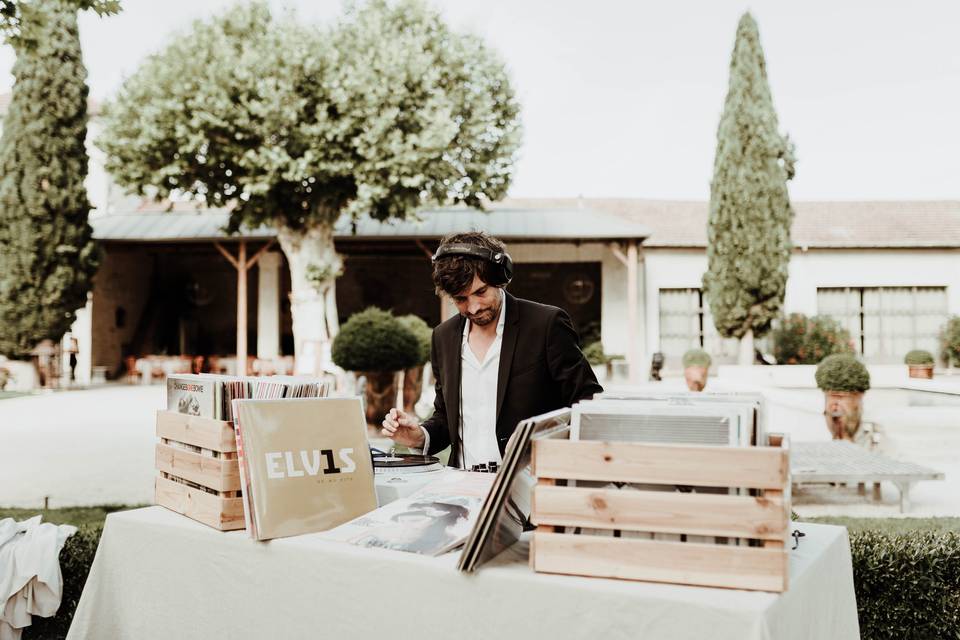 Bar à vinyles
