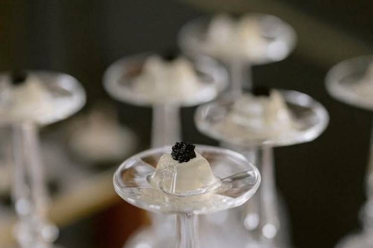 Gelée de champagne au caviar
