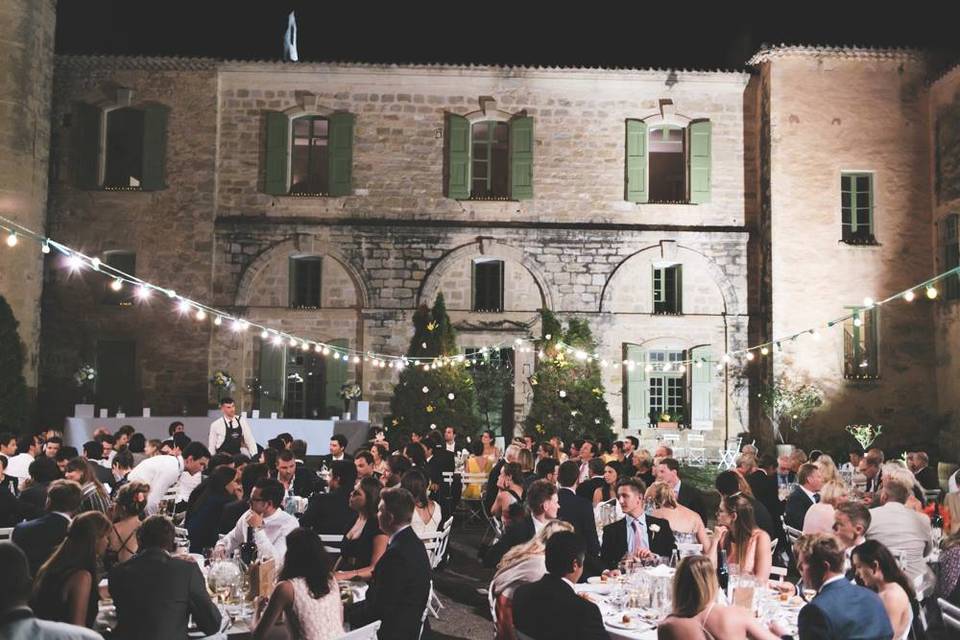 Dîner cour d'honneur