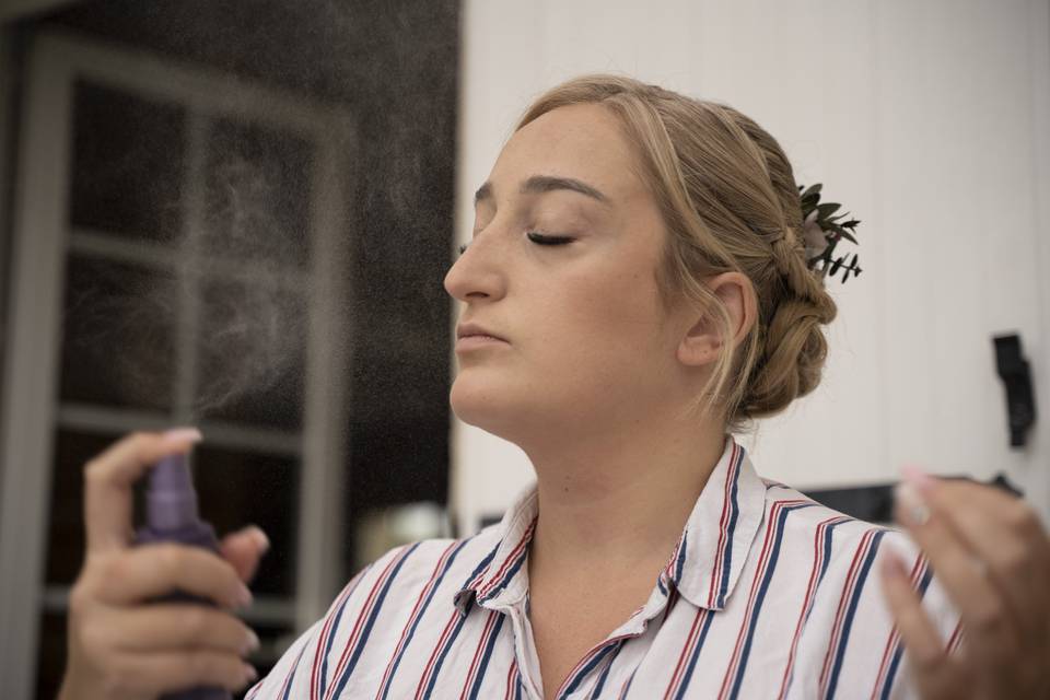 Maquillage de la mariée