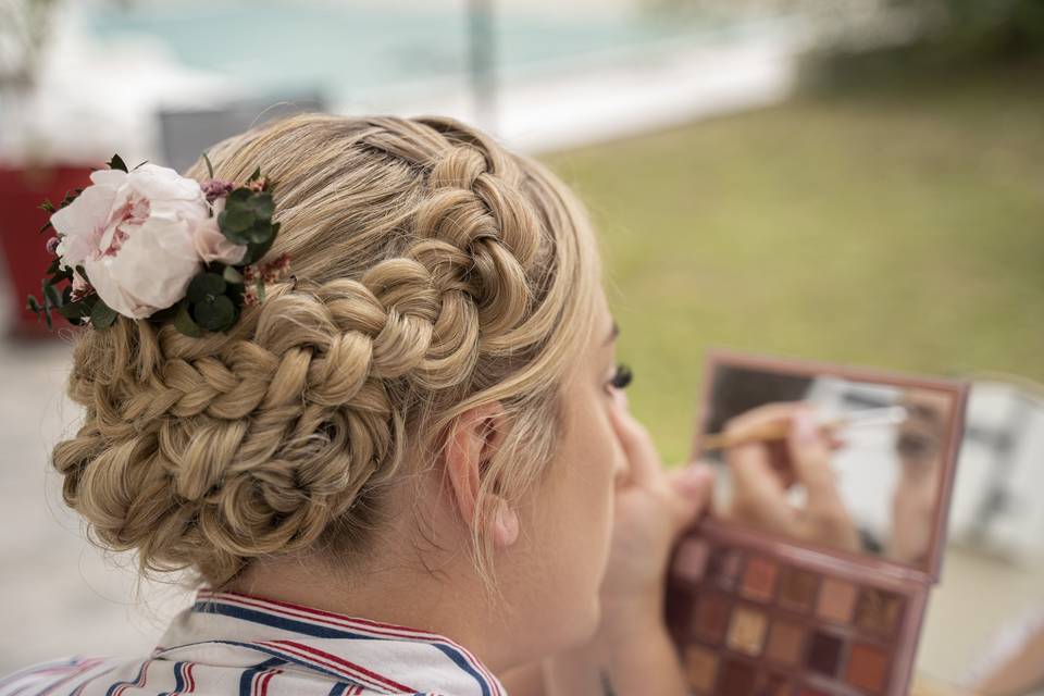 Maquillage de la mariée