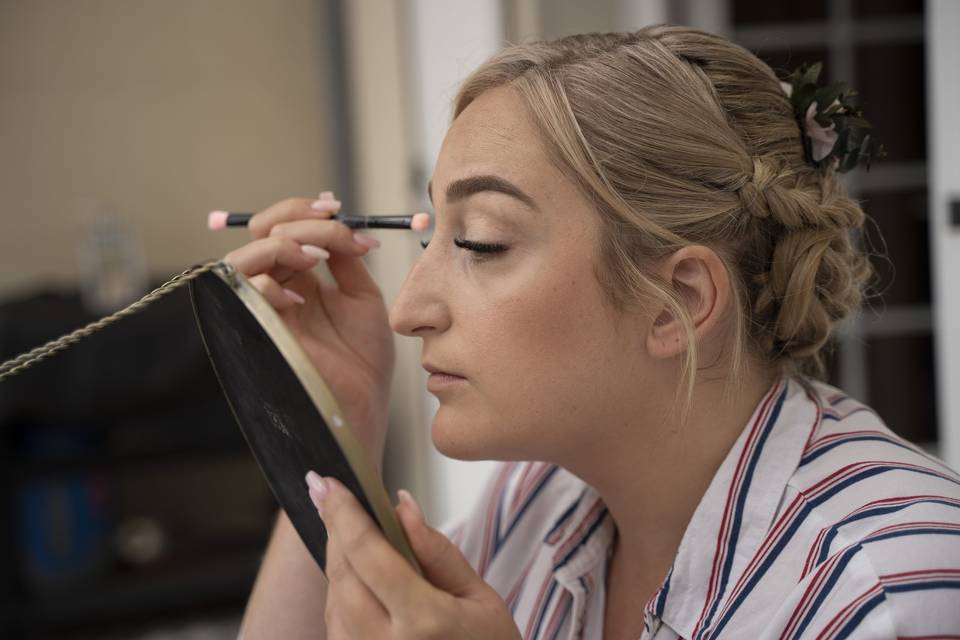 Maquillage de la mariée
