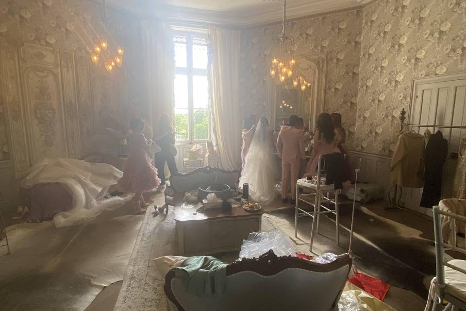 Backstage mariage prép